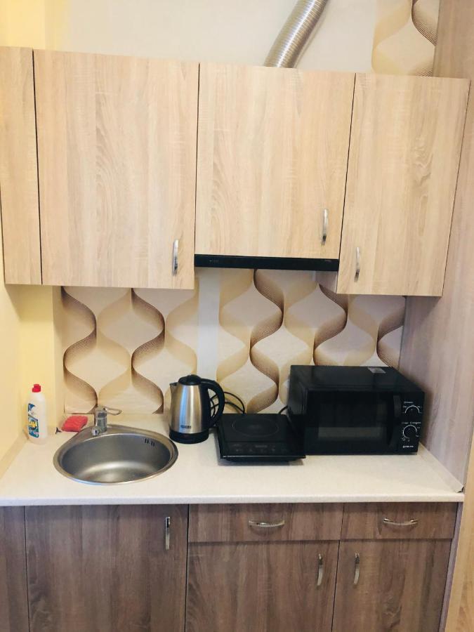 Comfortable Apartment Near Metro Kharkiv Bagian luar foto